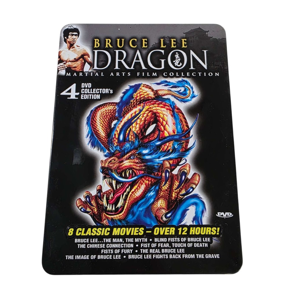 Bruce Lee Dragon Martial Arts Film Collection 8 Classic Movies DVD Collector's E